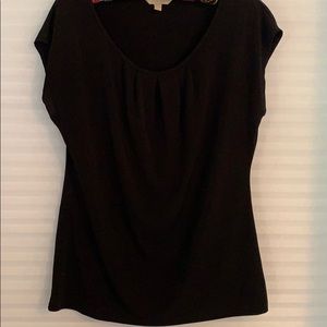Black classic blouse